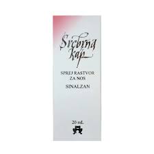 SREBRNA KAP SINALZAN SPREJ ZA NOS 20 ML