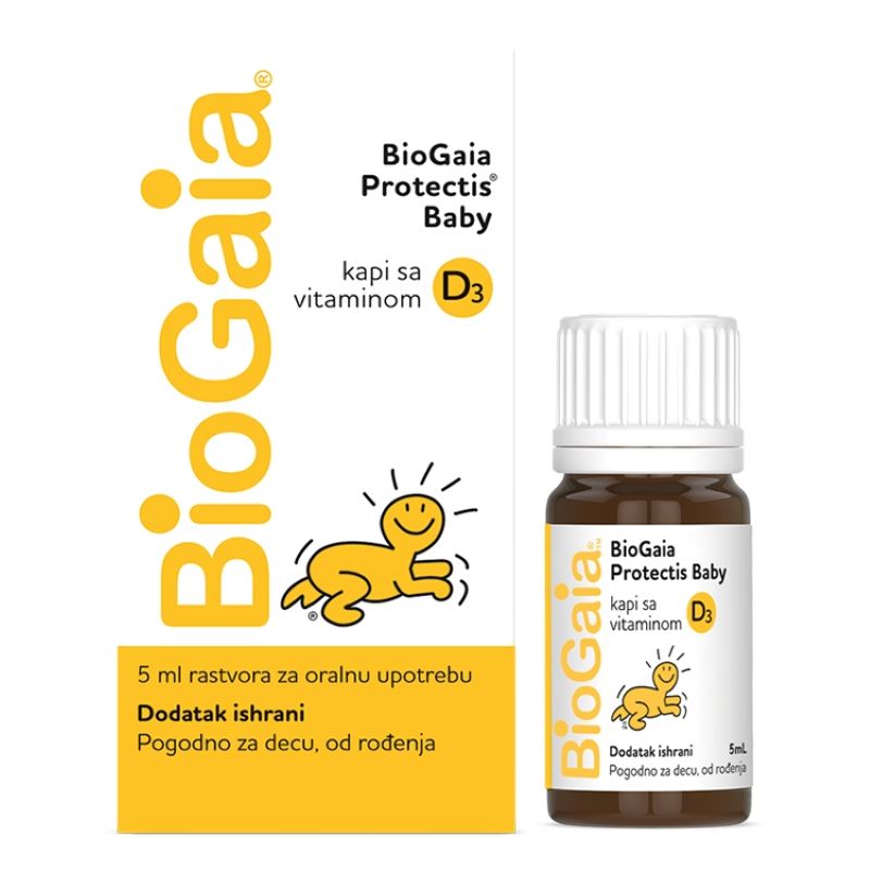 BIOGAIA PROTECTIS +D3 BABY KAPI 5ML