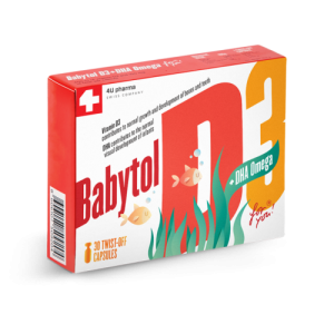 BABYTOL D3 + DHA OMEGA TWIST-OFF KAPSULE A30