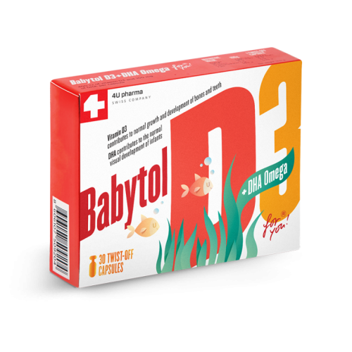 BABYTOL D3 + DHA OMEGA TWIST-OFF KAPSULE A30